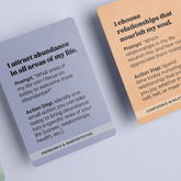 The Affirmation Card Set– Daily Encouragement with Journal Prompts